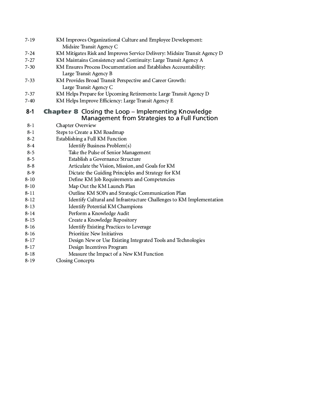 Knowledge Management Resource To Support Strategic Workforce Development For Transit Agencies - Page 5