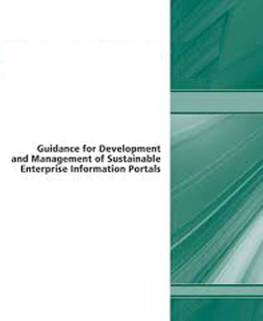 Guidance For Development And Management Of Sustainable Enterprise Information Portals - Page 1