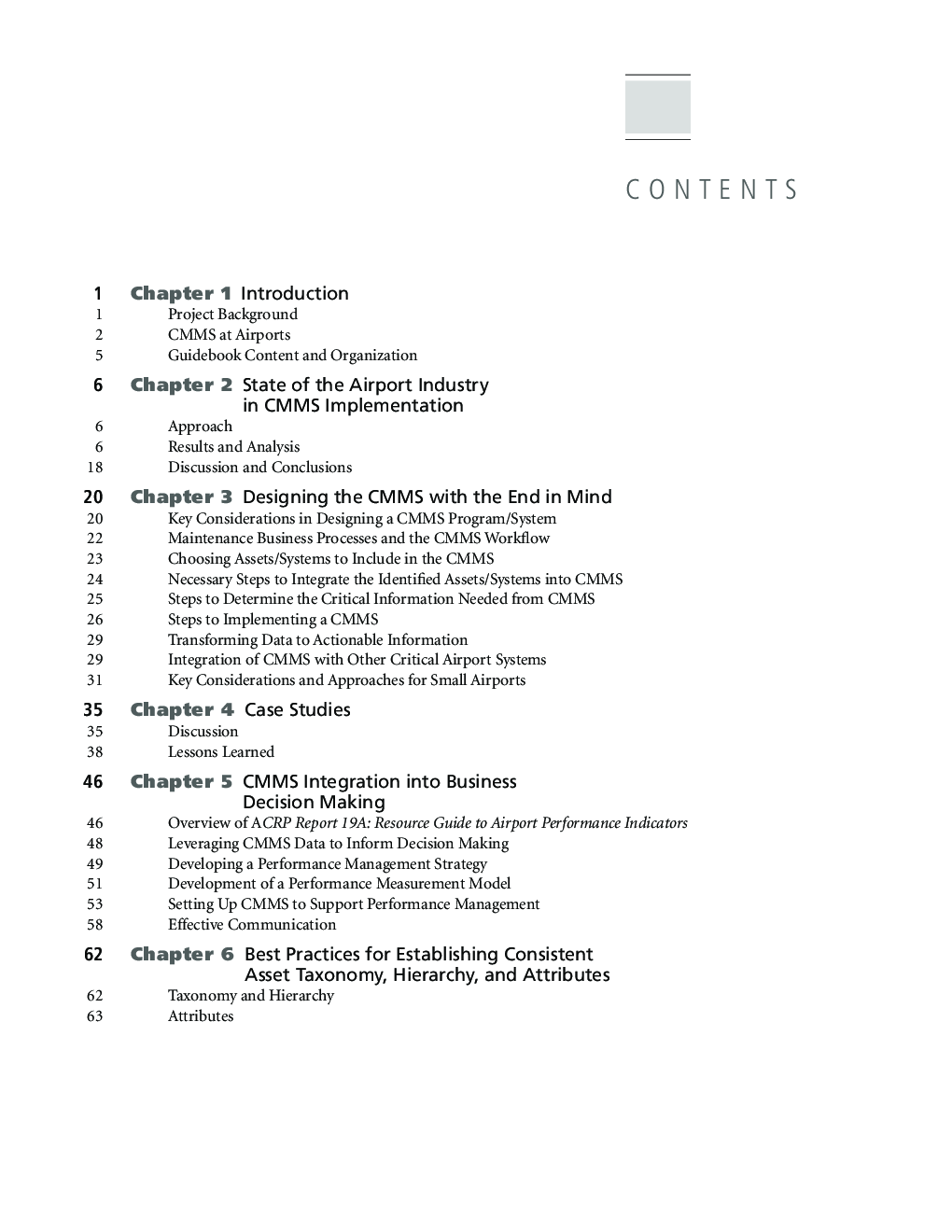 Guidebook For Advanced Computerized Maintenance Management System Integration At Airports - Page 3