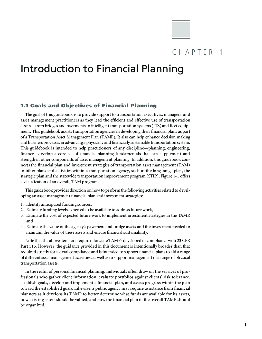 A Guide To Developing Financial Plans And Performance Measures For Transportation Asset Management - Page 4