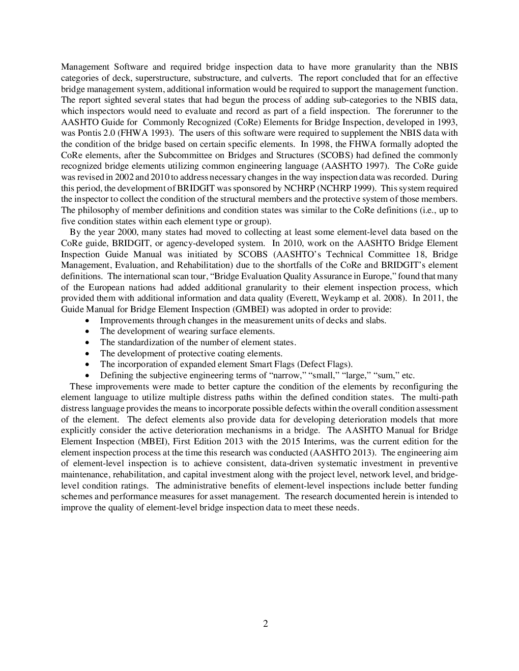 Guidelines to Improve The Quality Of Element Level Bridge Inspection Data - Page 5