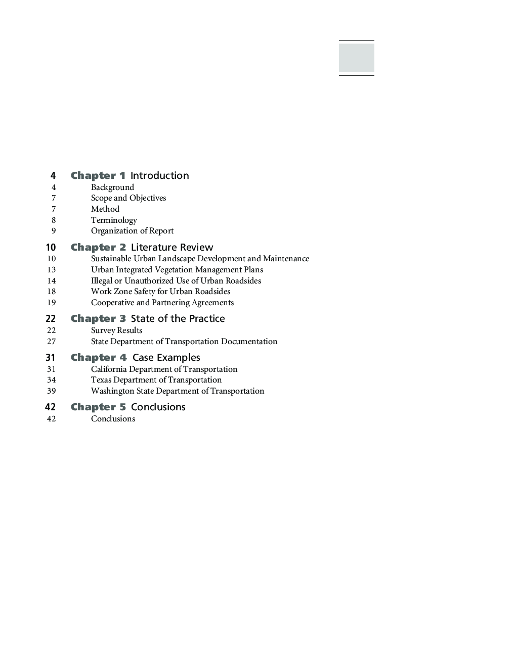Landscape Development And Management Practices For Urban Freeway Roadsides - Page 3