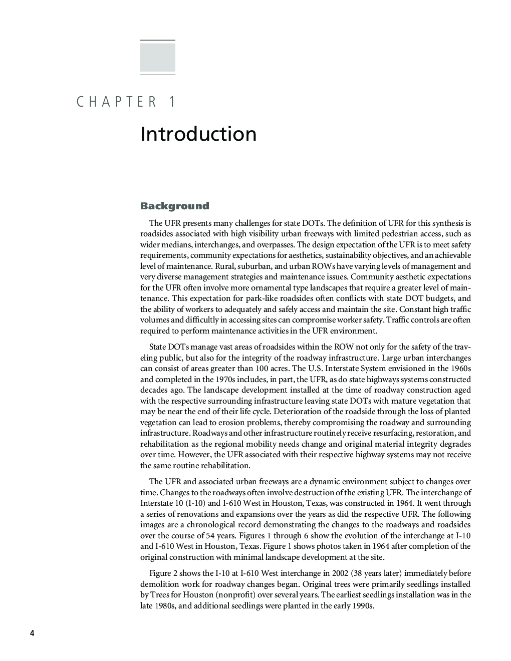 Landscape Development And Management Practices For Urban Freeway Roadsides - Page 4