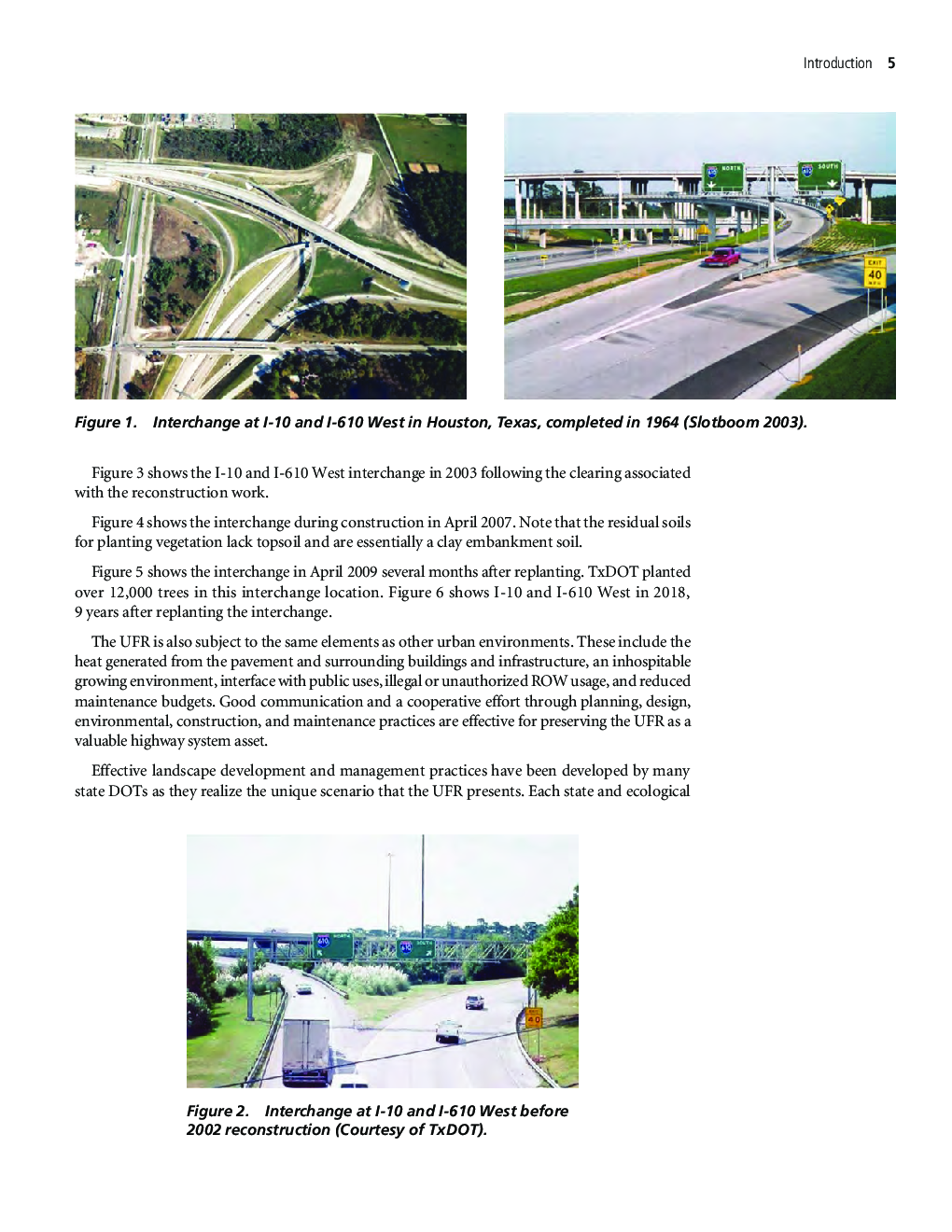 Landscape Development And Management Practices For Urban Freeway Roadsides - Page 5