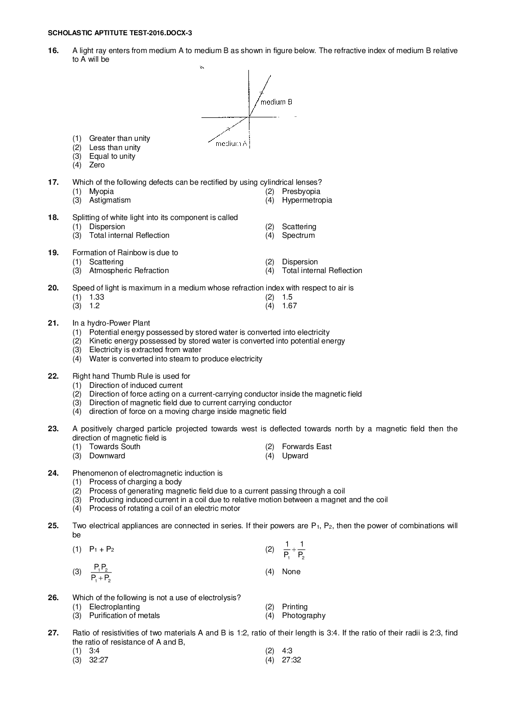 NTSE Stage I Chandigarh SAT 2016-17 (Solved Paper) - Page 4