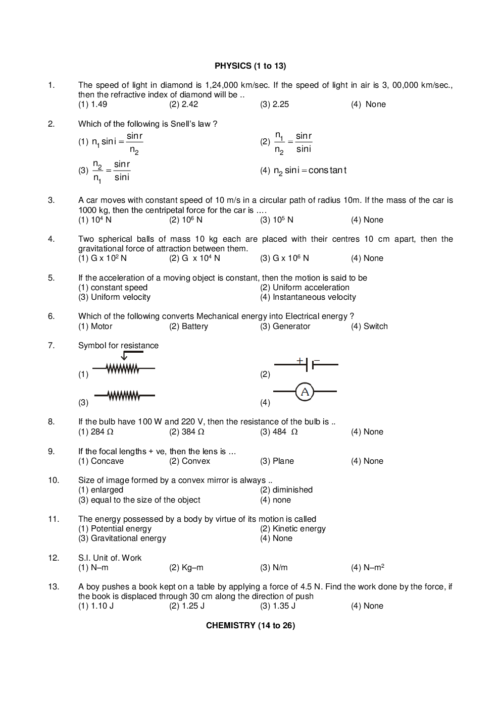NTSE Stage I Telangana SAT 2019-20 (Solved Paper) - Page 4