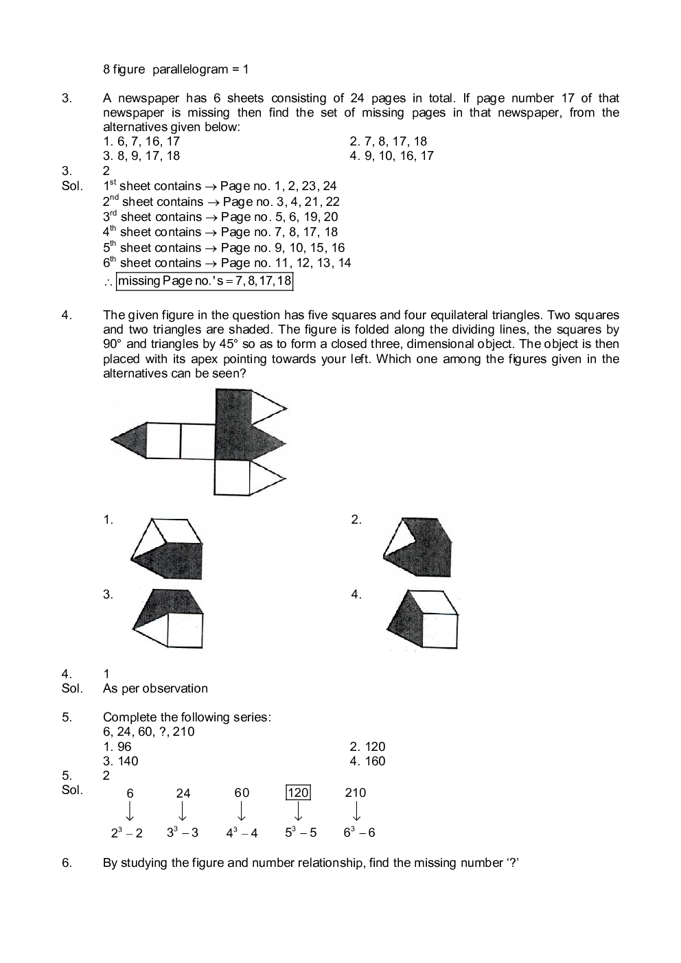 NTSE Stage II MAT 2018-19 (Solved Paper) - Page 3