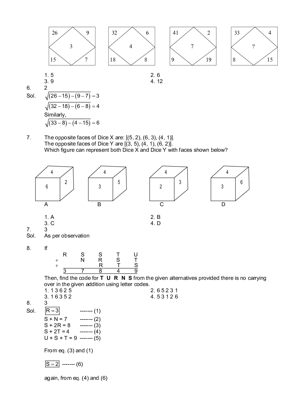 NTSE Stage II MAT 2018-19 (Solved Paper) - Page 4
