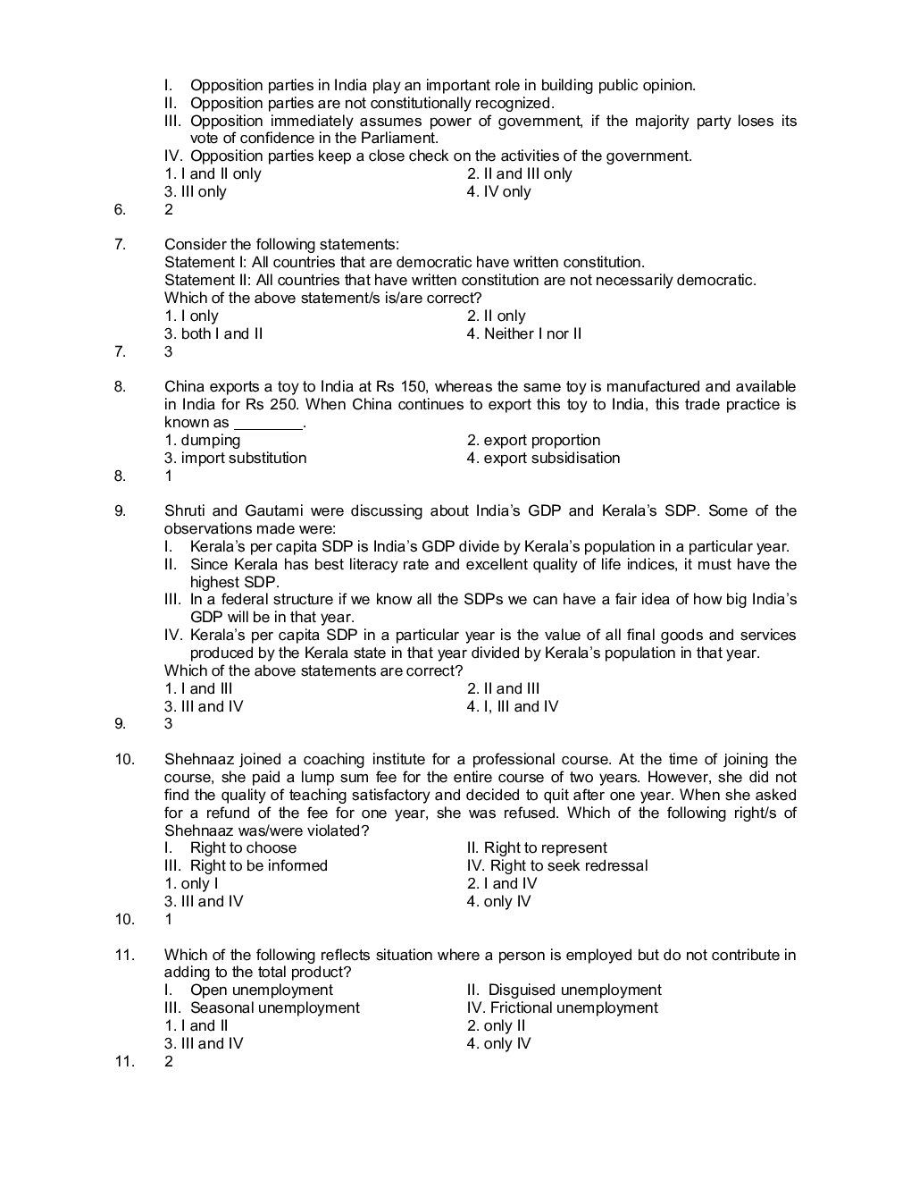 NTSE Stage II SAT 2018-19 (Solved Paper) - Page 3