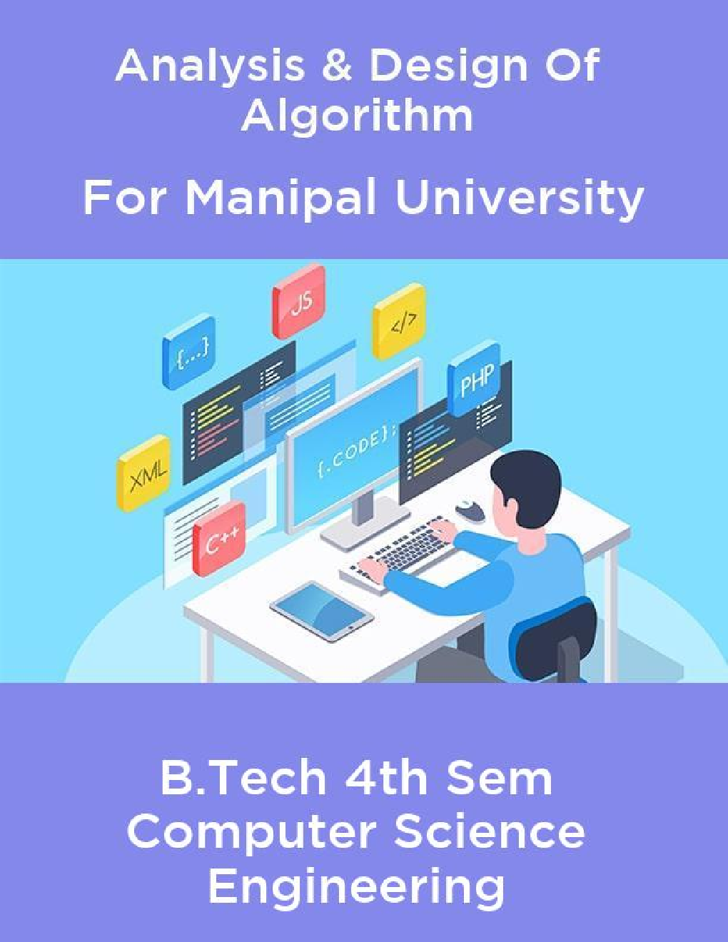Analysis & Design Of Algorithm For Manipal University B.Tech 4th Sem Computer Science Engineering - Page 1