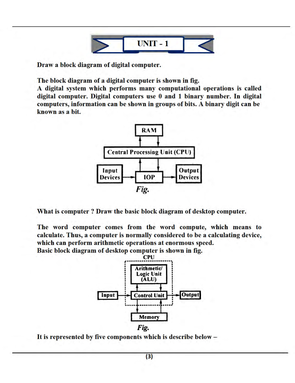 Computer System Organisation For Manipal University B.Tech 4th Sem Computer Science Engineering - Page 4