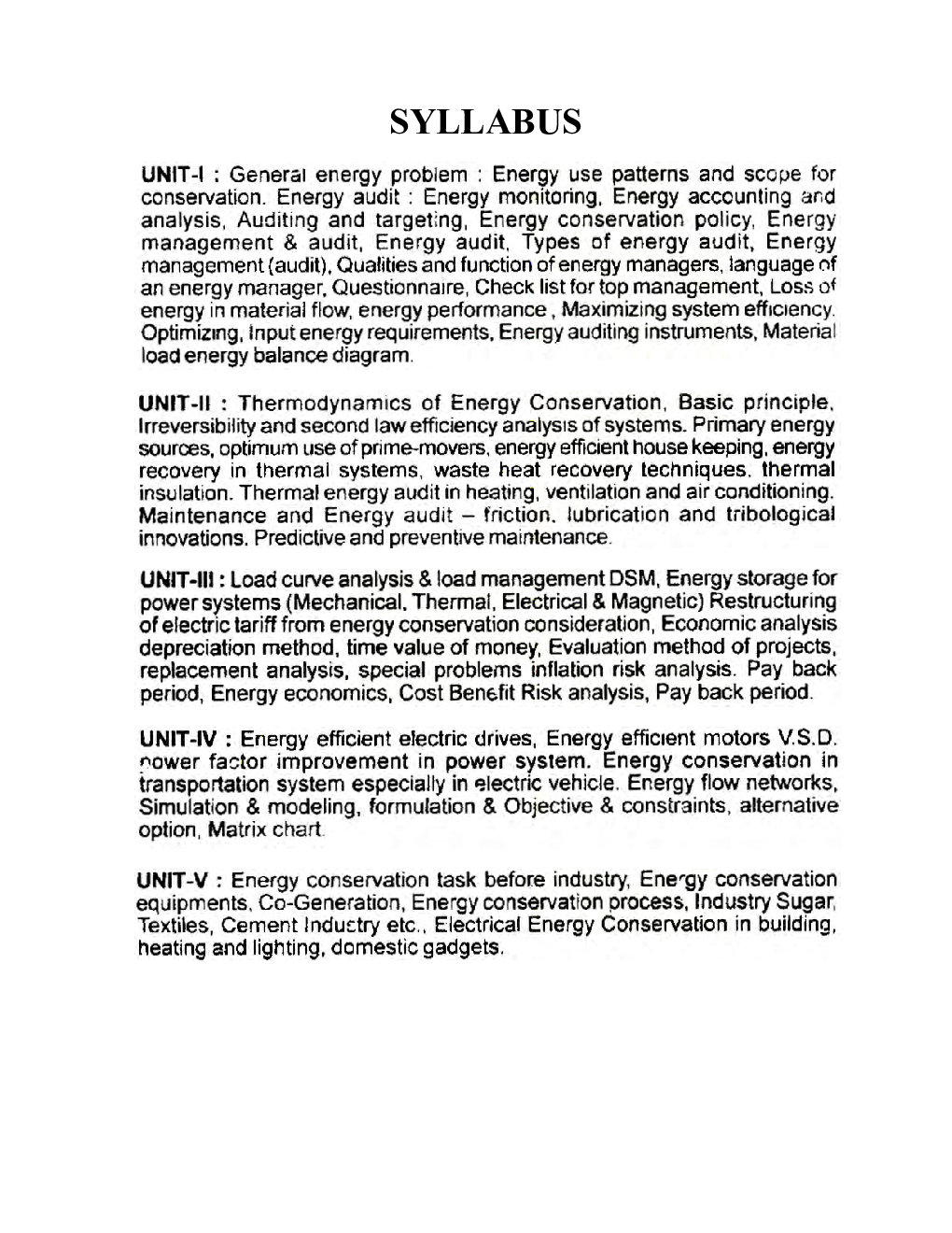 Energy Conservation And Management For Manipal University B.Tech 5th Sem Electrical And Electronics Engineering - Page 3