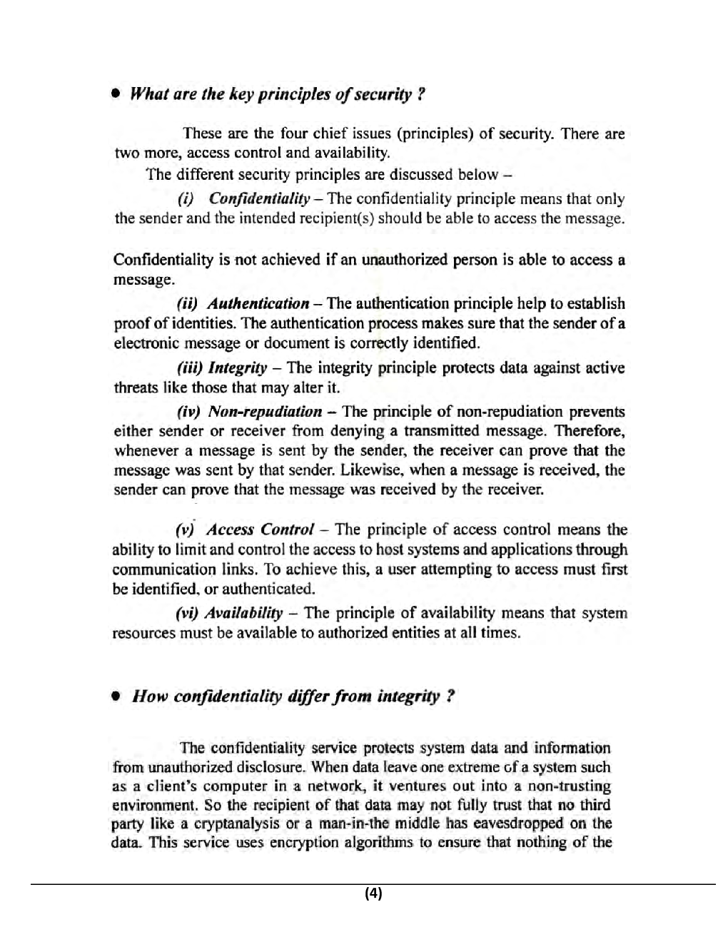 Network & Web Security For Manipal University B.Tech 7th Sem Computer Science Engineering - Page 5