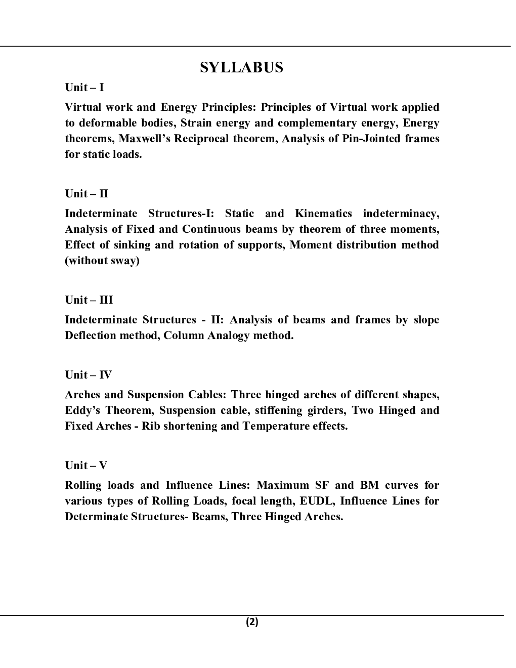 Structural Analysis-I For Manipal University B.Tech 4th Sem Civil Engineering - Page 3