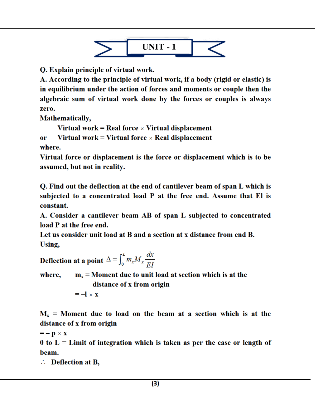 Structural Analysis-I For Manipal University B.Tech 4th Sem Civil Engineering - Page 4