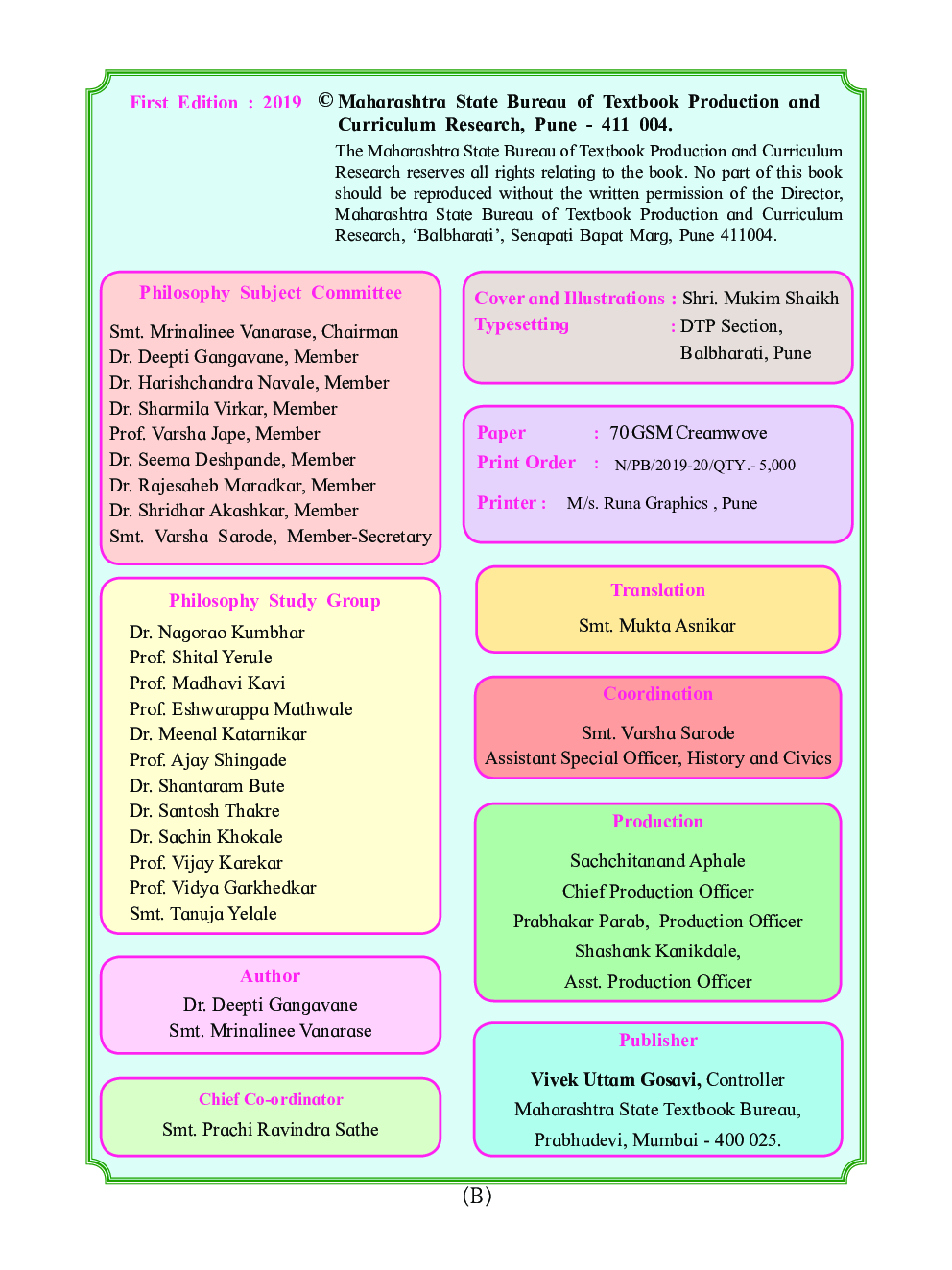 Maharashtra School Textbook Philosophy For Class-11 - Page 3
