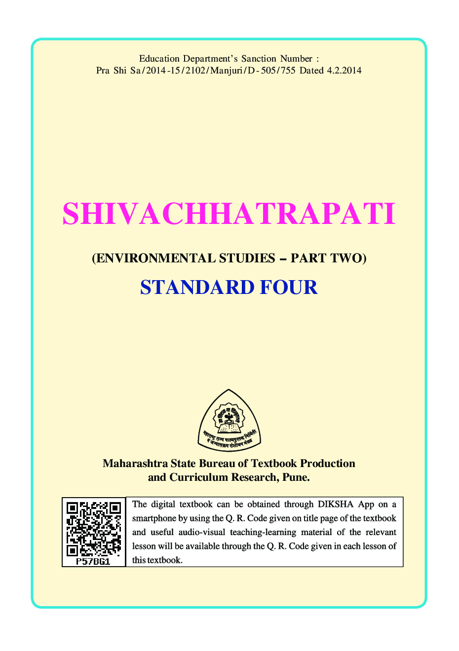 Maharashtra School Textbook Shiva Chhatrapati (Environmental Studies Part-2) For Class-4 - Page 2