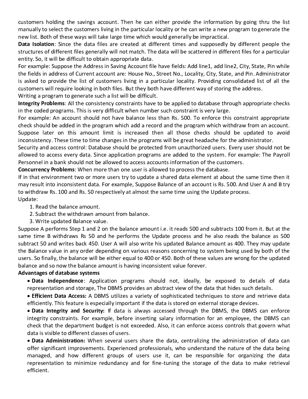 Database Management System For Manipal University B.Tech 3rd Sem Computer Science Engineering - Page 3