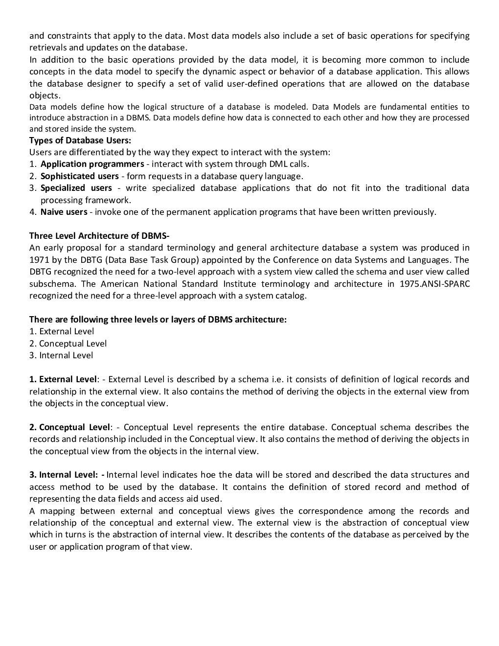 Database Management System For Manipal University B.Tech 3rd Sem Computer Science Engineering - Page 5