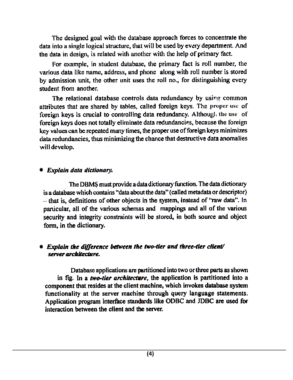 Database Management System For Manipal University B.Tech 5th Sem Computer Science Engineering - Page 5