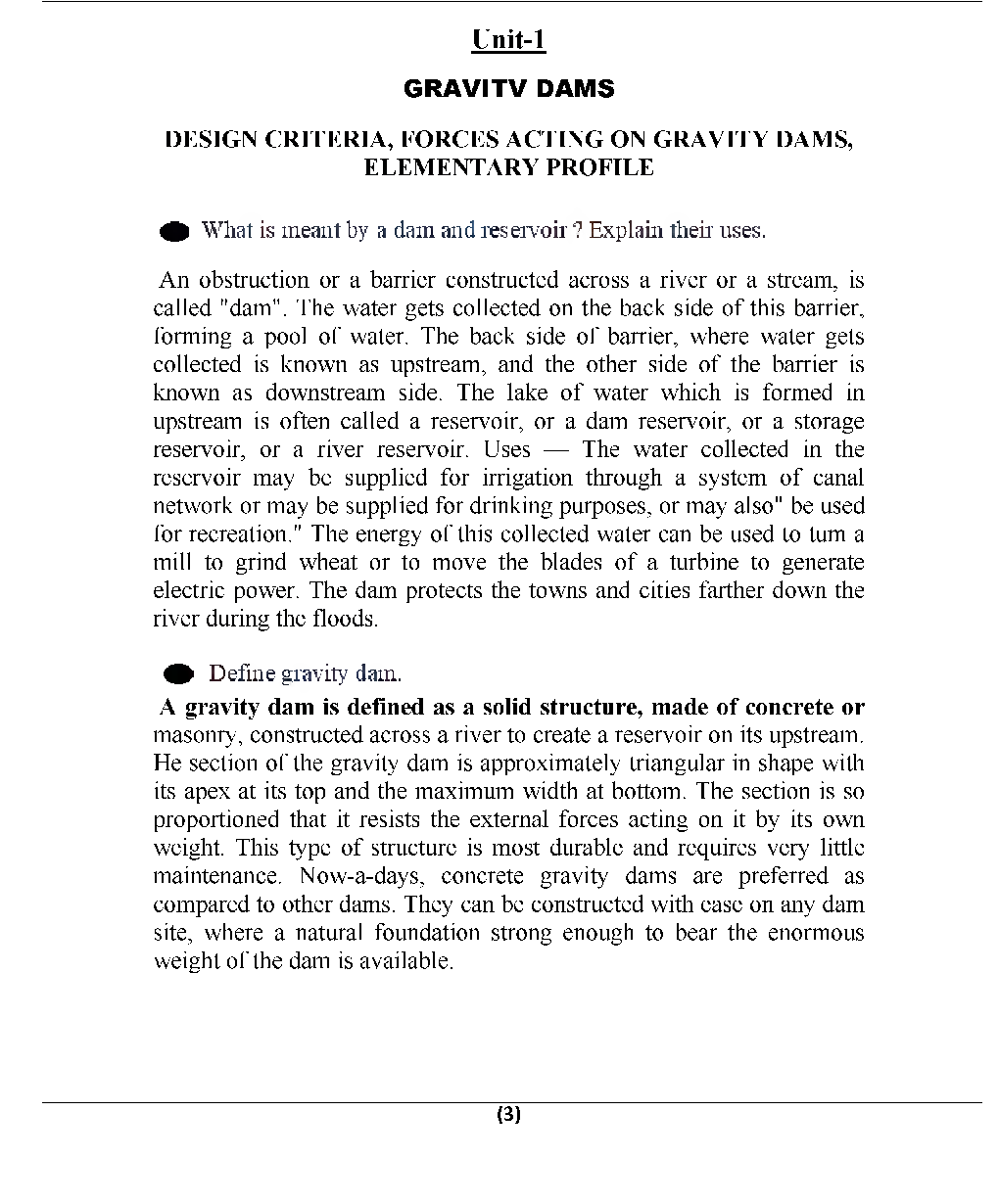 Design Of Hydraulic Structures For Manipal University B.Tech 6th Sem Civil Engineering - Page 4