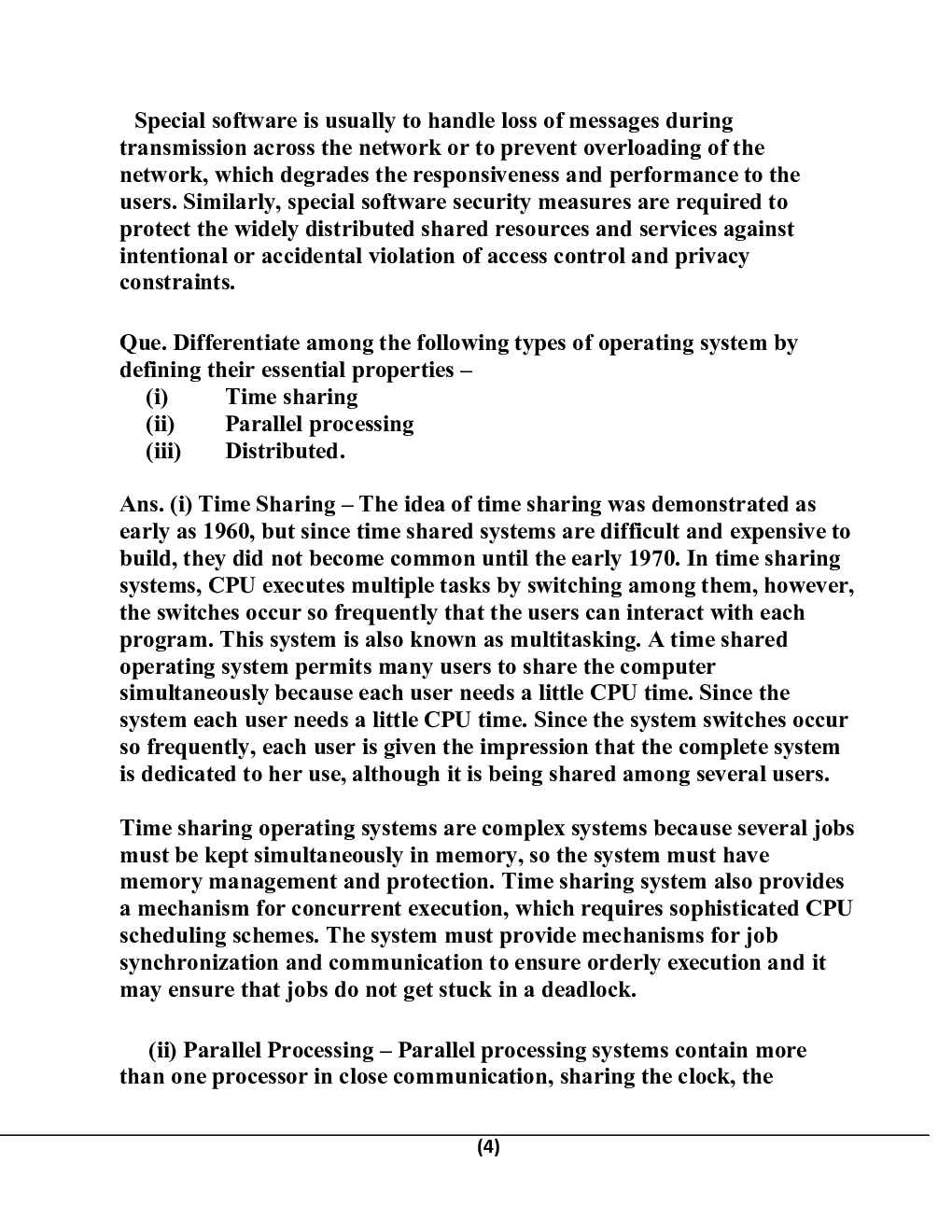 Distributed System For Manipal University B.Tech 7th Sem Computer Science Engineering - Page 5