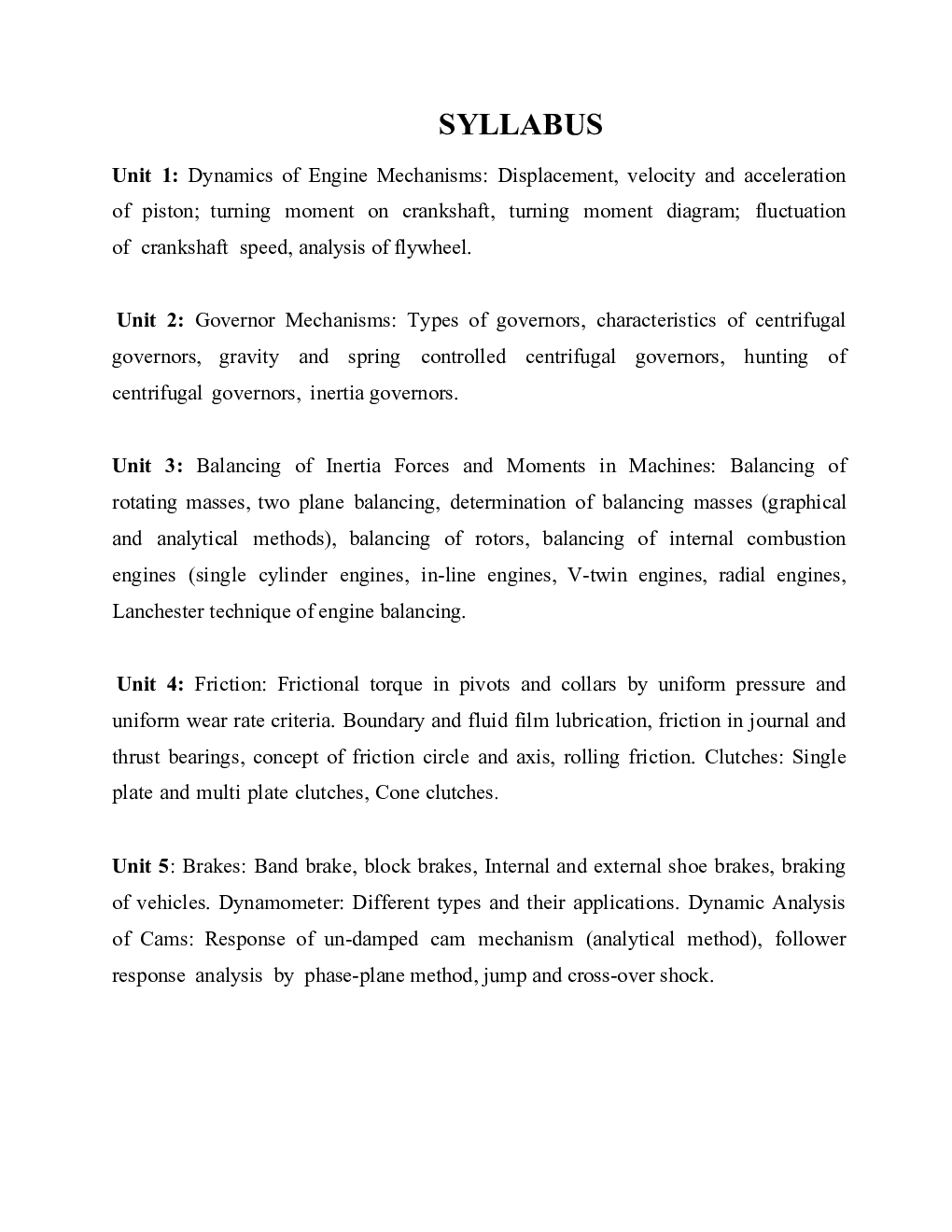 Dynamics Of Machines For Manipal University B.Tech 5th Sem Mechanical Engineering - Page 3