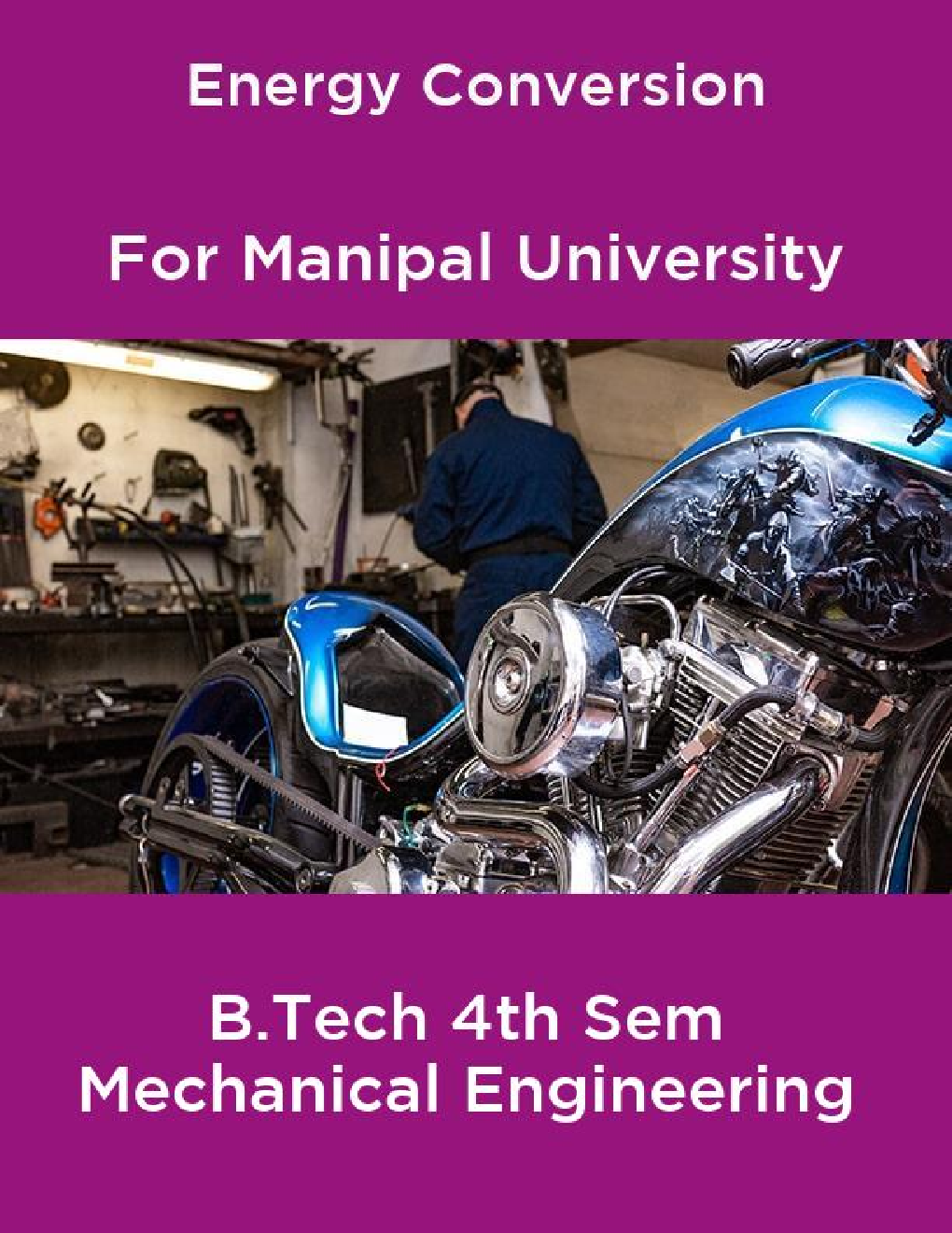 Energy Conversion For Manipal University B.Tech 4th Sem Mechanical Engineering - Page 1