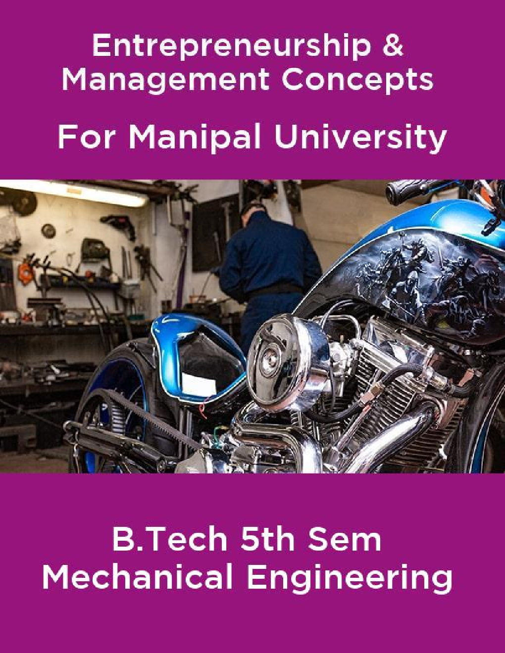 Entrepreneurship & Management Concepts For Manipal University  B.Tech 5th Sem Mechanical Engineering - Page 1