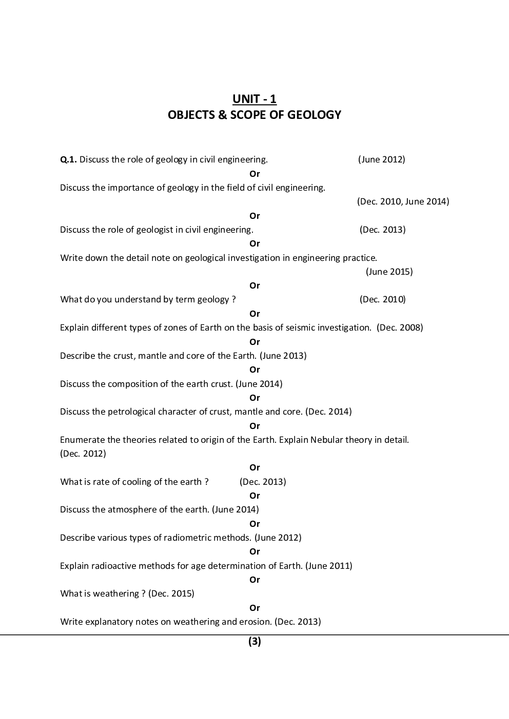 Geology For Manipal University B.Tech 3rd Sem Civil Engineering - Page 4