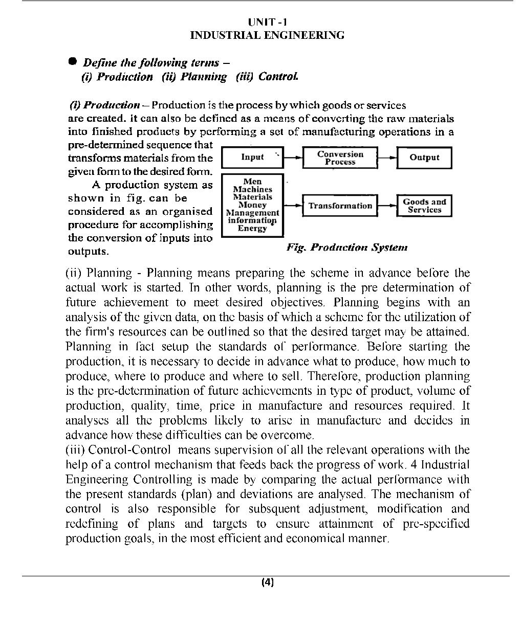 Industrial Engineering For Manipal University B.Tech 6th Sem Mechanical Engineering - Page 5