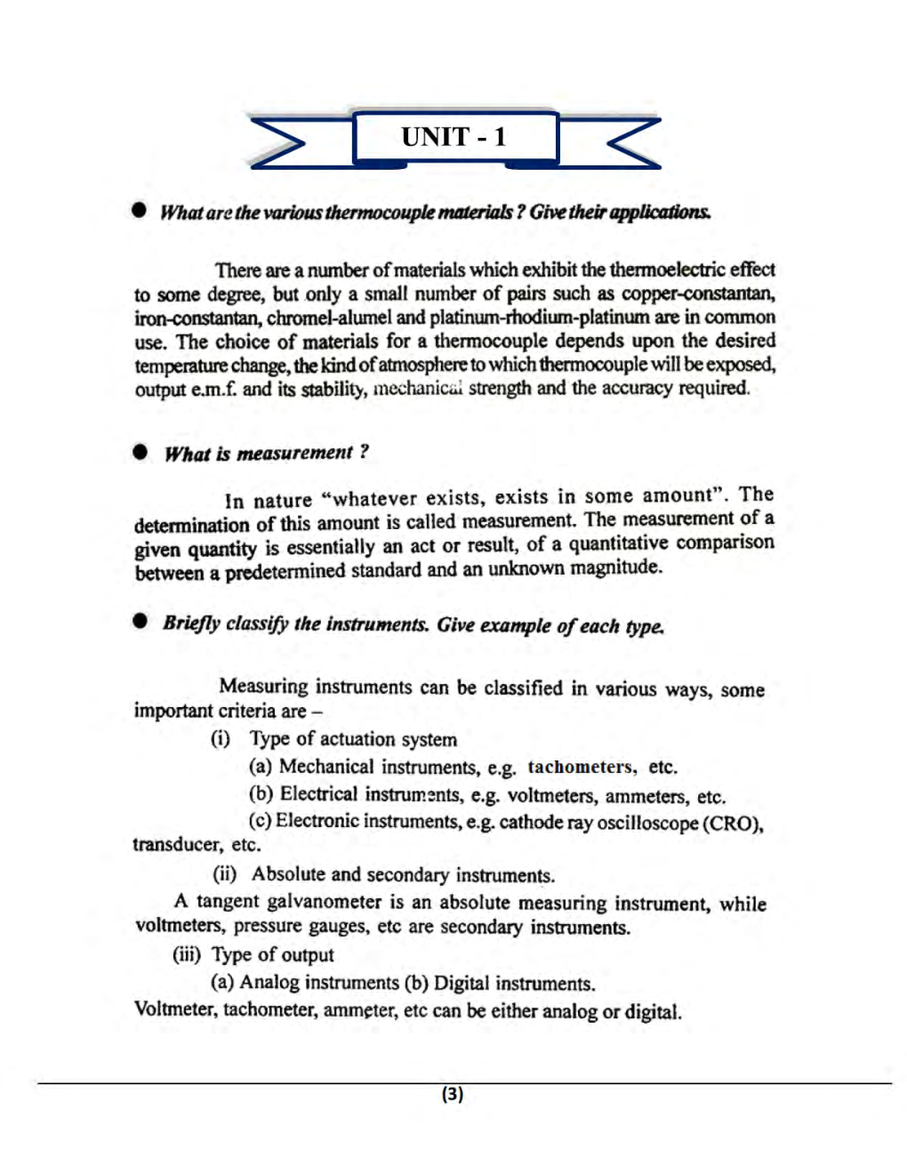 Mechanical Measurement & Control For Manipal University B.Tech 5th Sem Mechanical Engineering - Page 4