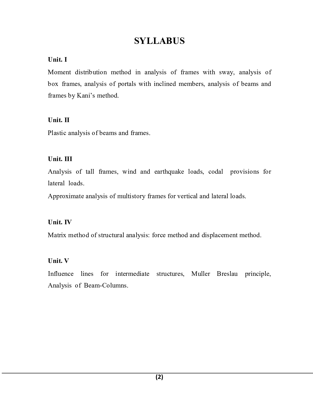 Structural Analysis-II For Manipal University B.Tech 5th Sem Civil Engineering - Page 3