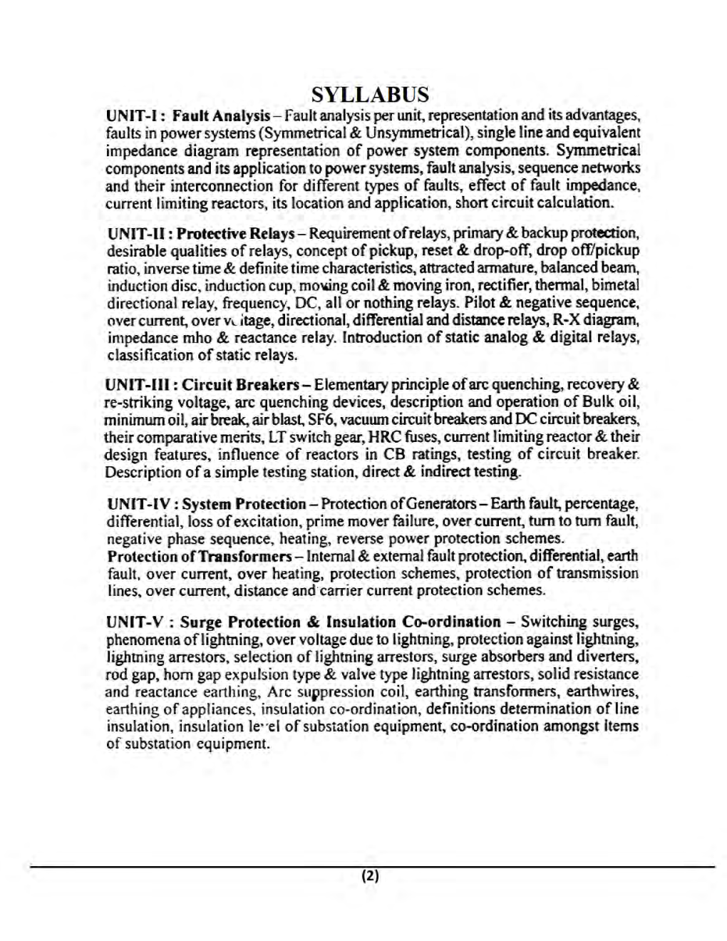 Switchgear & Protection For Manipal University B.Tech 5th Sem Civil Engineering - Page 3