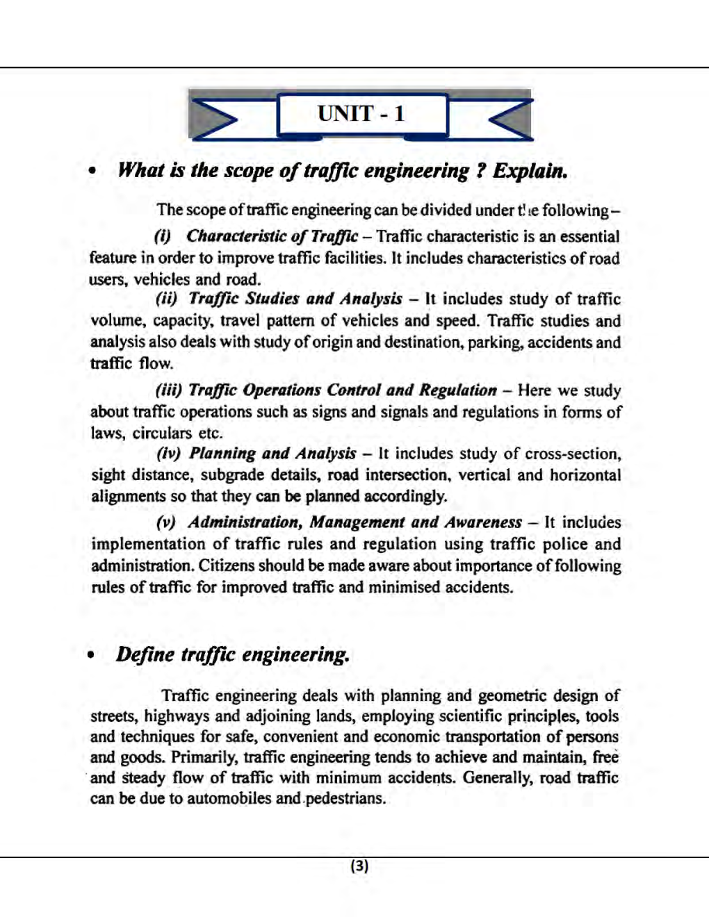 Traffic Engineering For Manipal University B.Tech 7th Sem Civil Engineering - Page 4