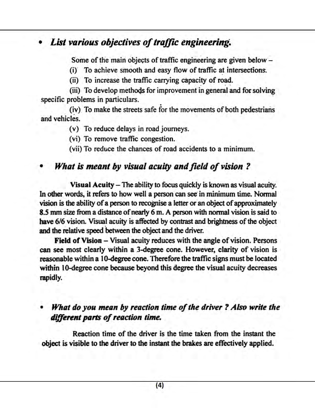 Traffic Engineering For Manipal University B.Tech 7th Sem Civil Engineering - Page 5