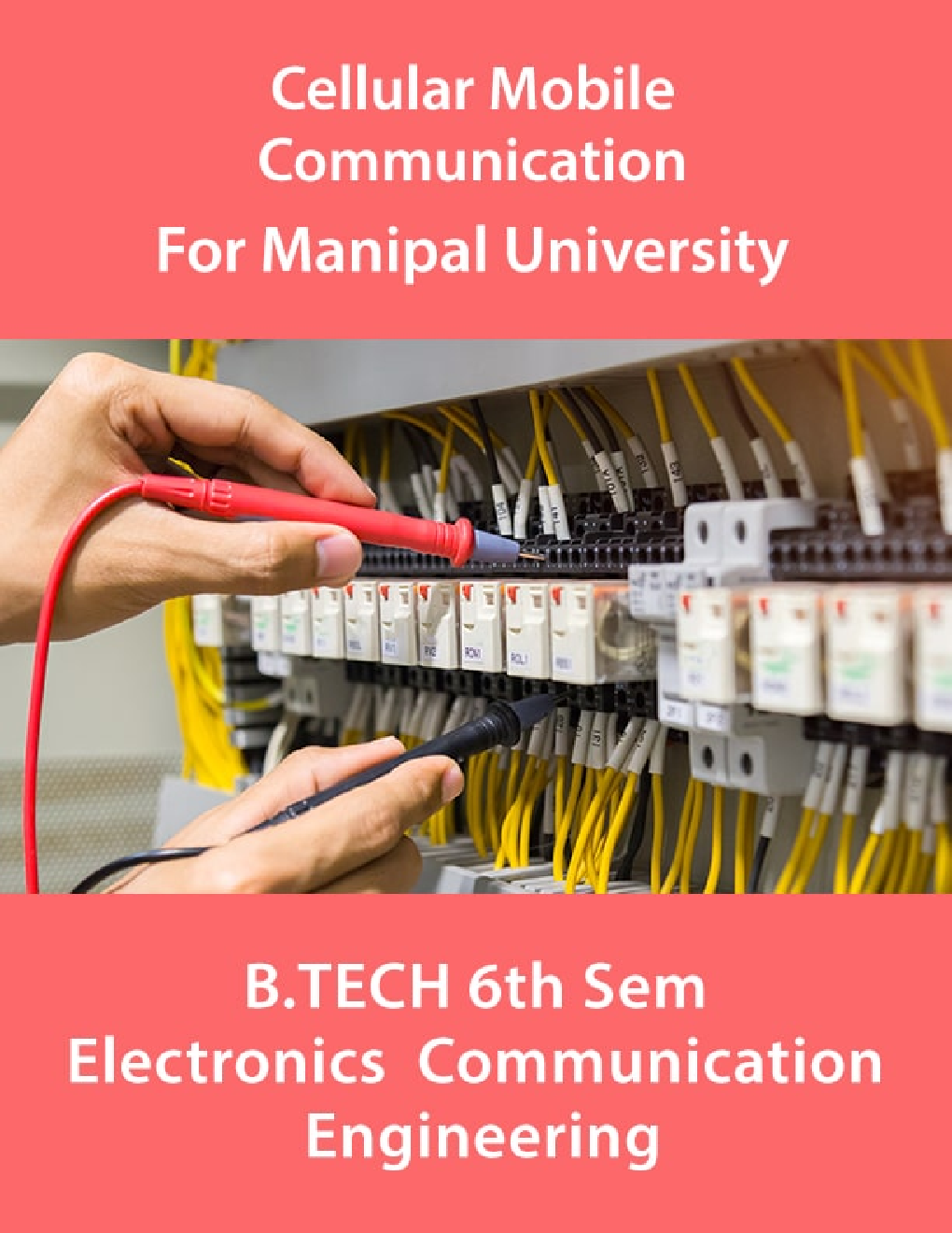 Cellular Mobile  Communication For Manipal University B.Tech 6th Sem Electronics And Communication Engineering - Page 1