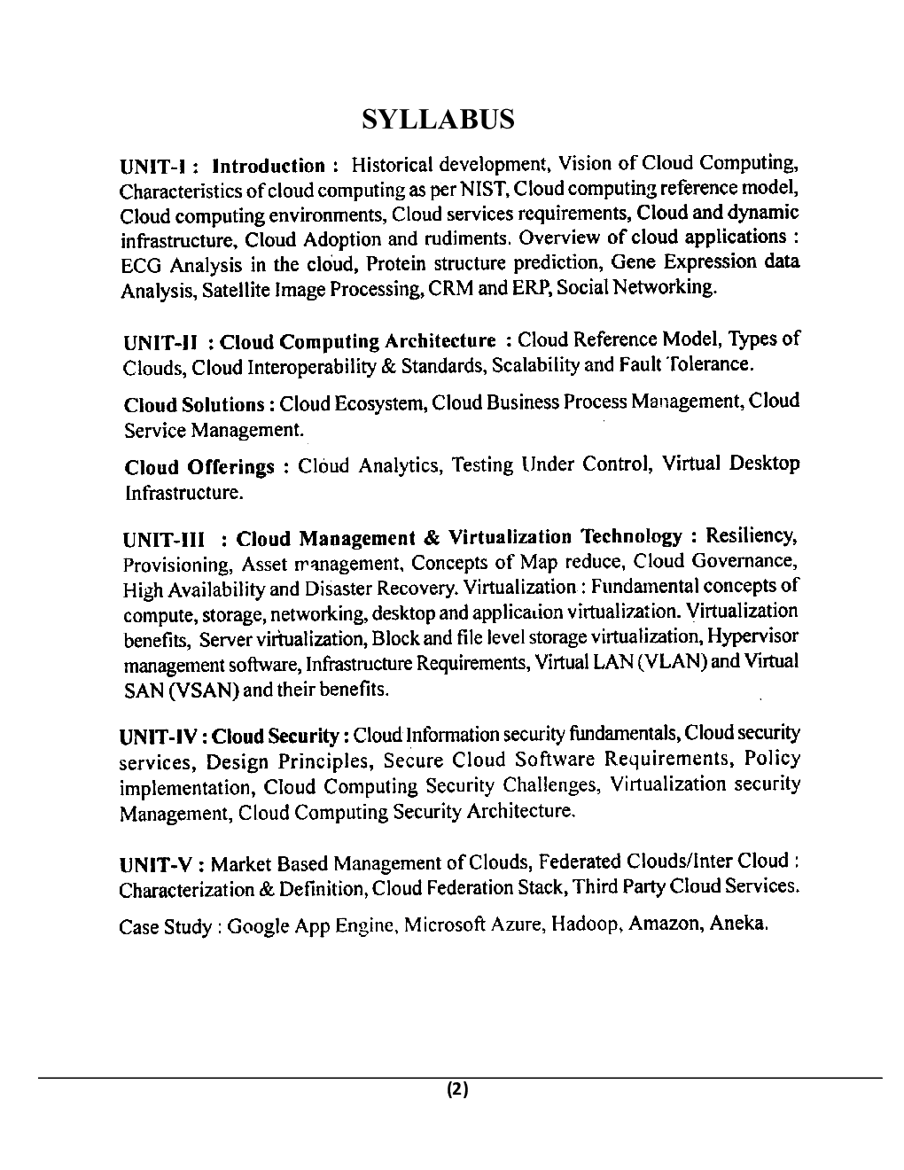 Cloud Computing  For Manipal University B.Tech 7th Sem Computer Science Engineering & Information Technology - Page 3