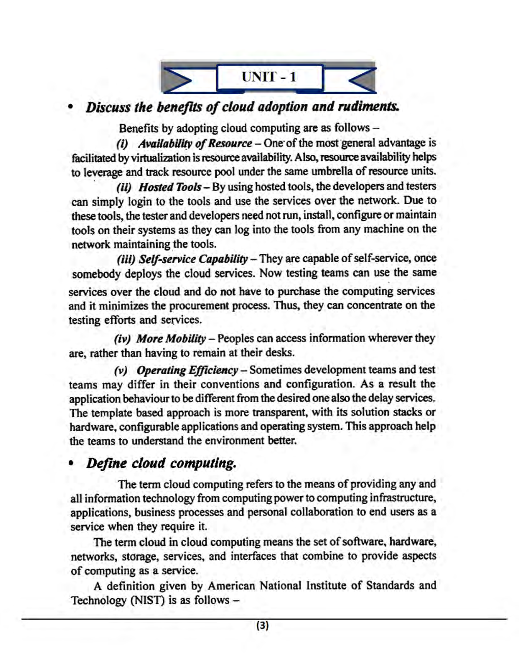 Cloud Computing  For Manipal University B.Tech 7th Sem Computer Science Engineering & Information Technology - Page 4