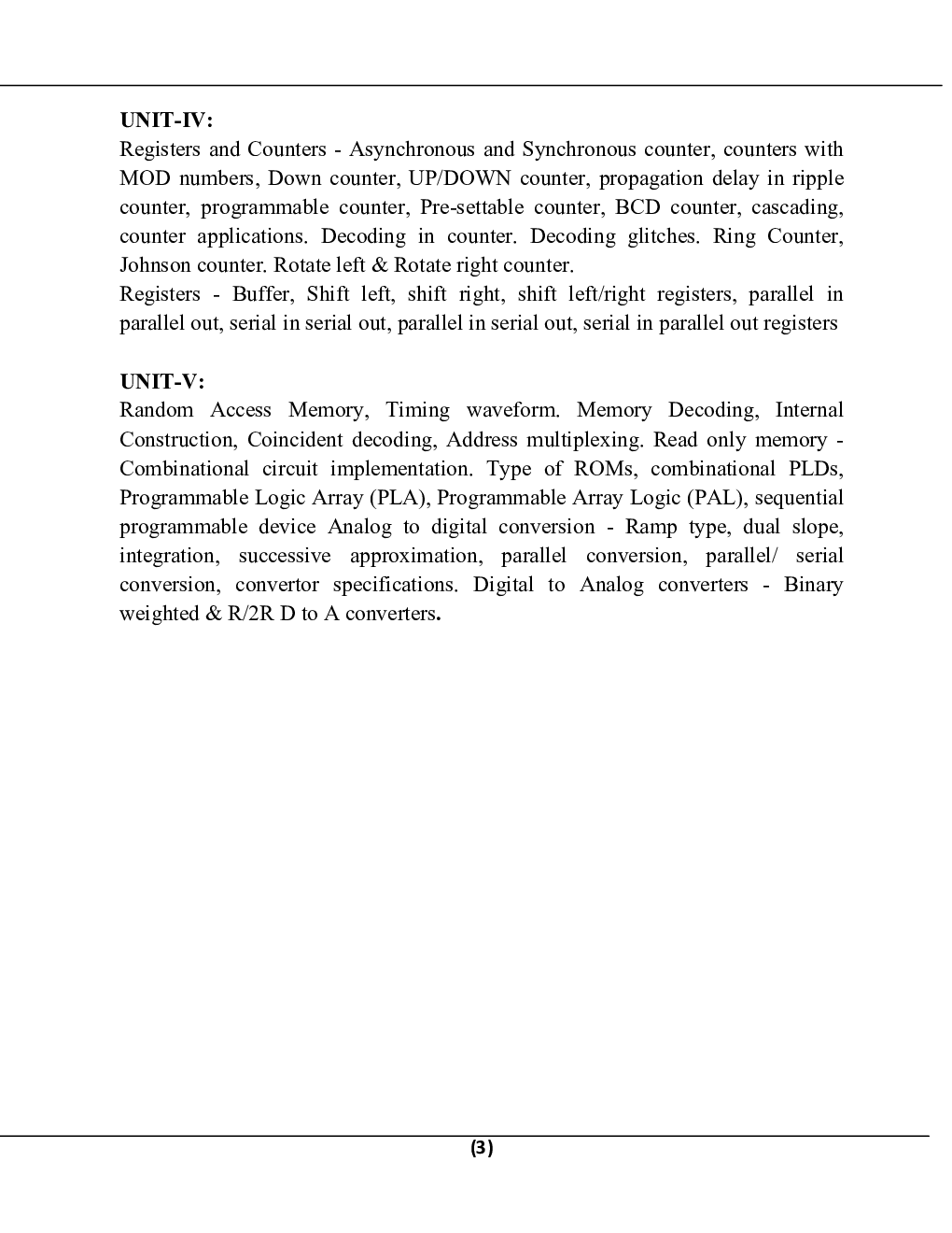 Digital Electronics & Logic Design For Manipal University B.Tech 4th Sem Electronics & Communication Engineering - Page 4