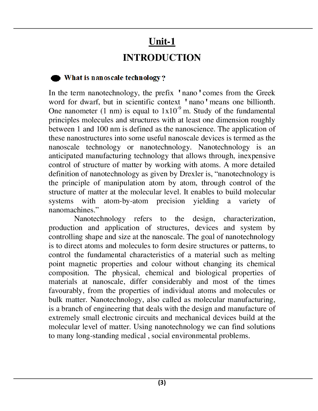 Nano Electronics For Manipal University B.Tech 6th Sem Electronics & Communication Engineering - Page 4