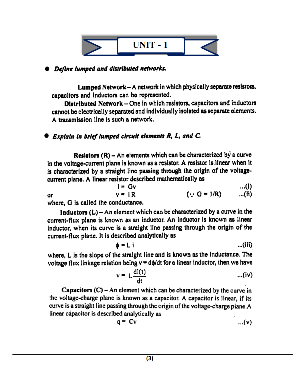 Network Analysis For Manipal University B.Tech 3rd Sem Eletronics Communication Engineering - Page 4