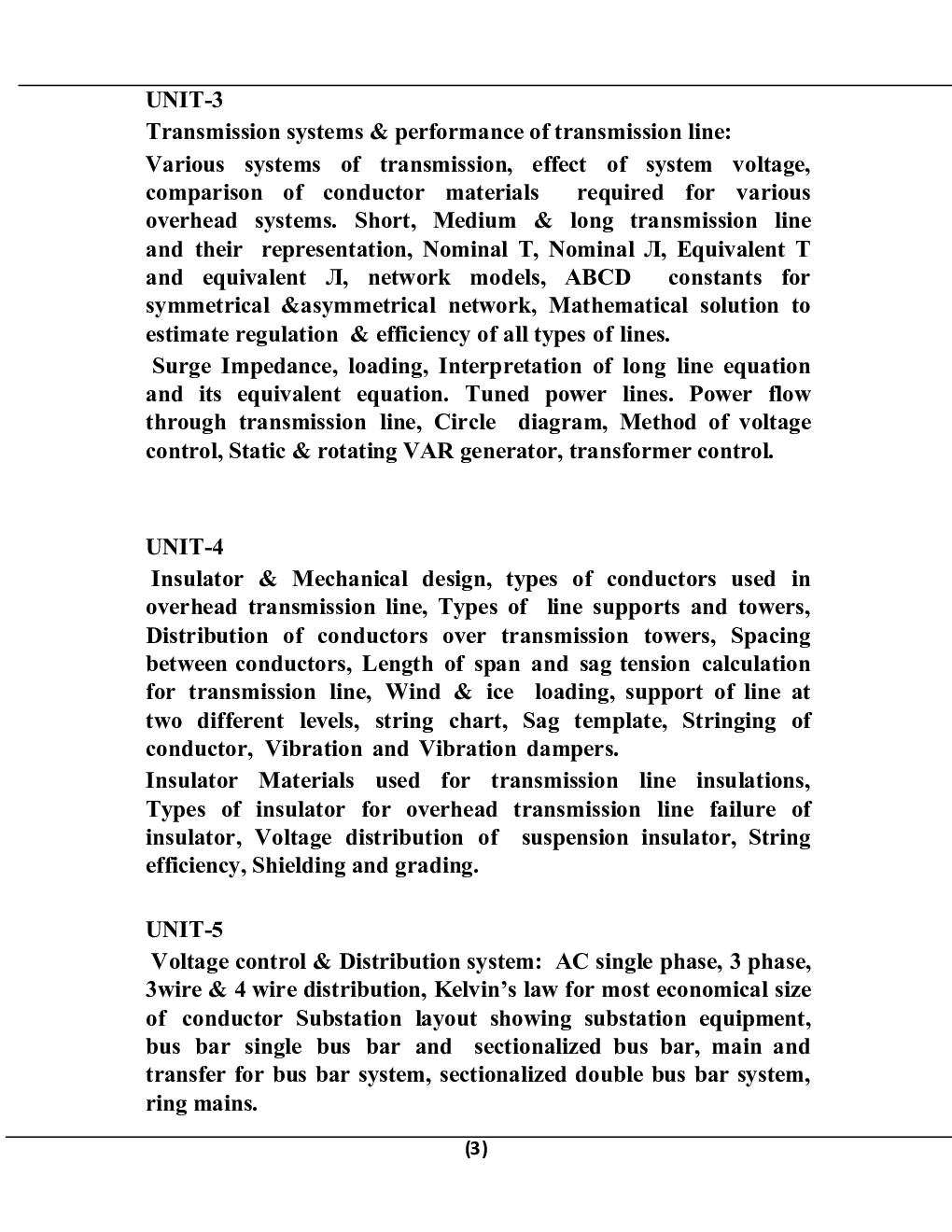 Power System-I For Manipal University B.Tech 4th Sem Electronics & Communication Engineering - Page 4