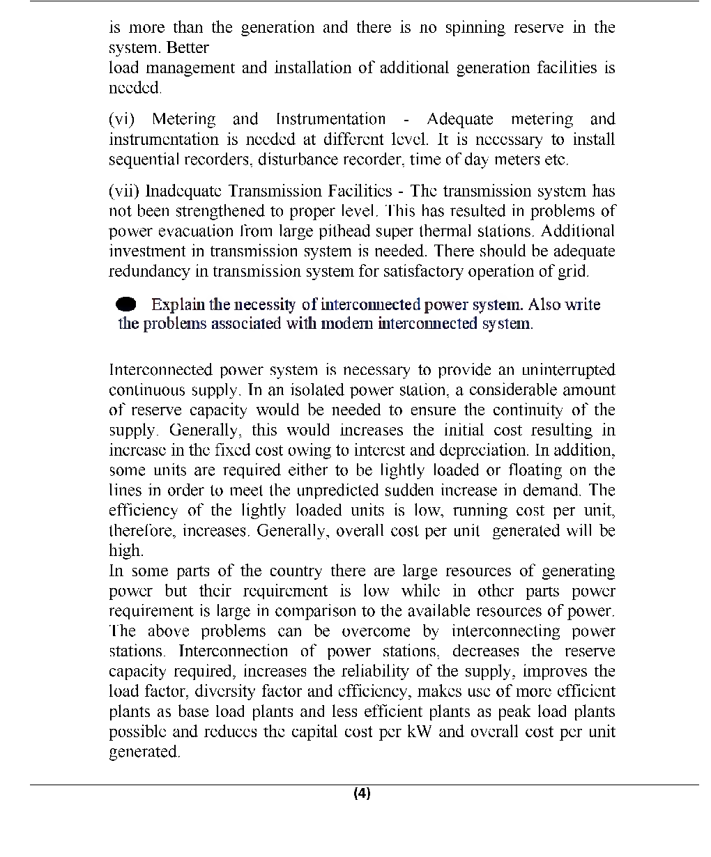 Download Power SystemII For Manipal University B.Tech 6th Sem