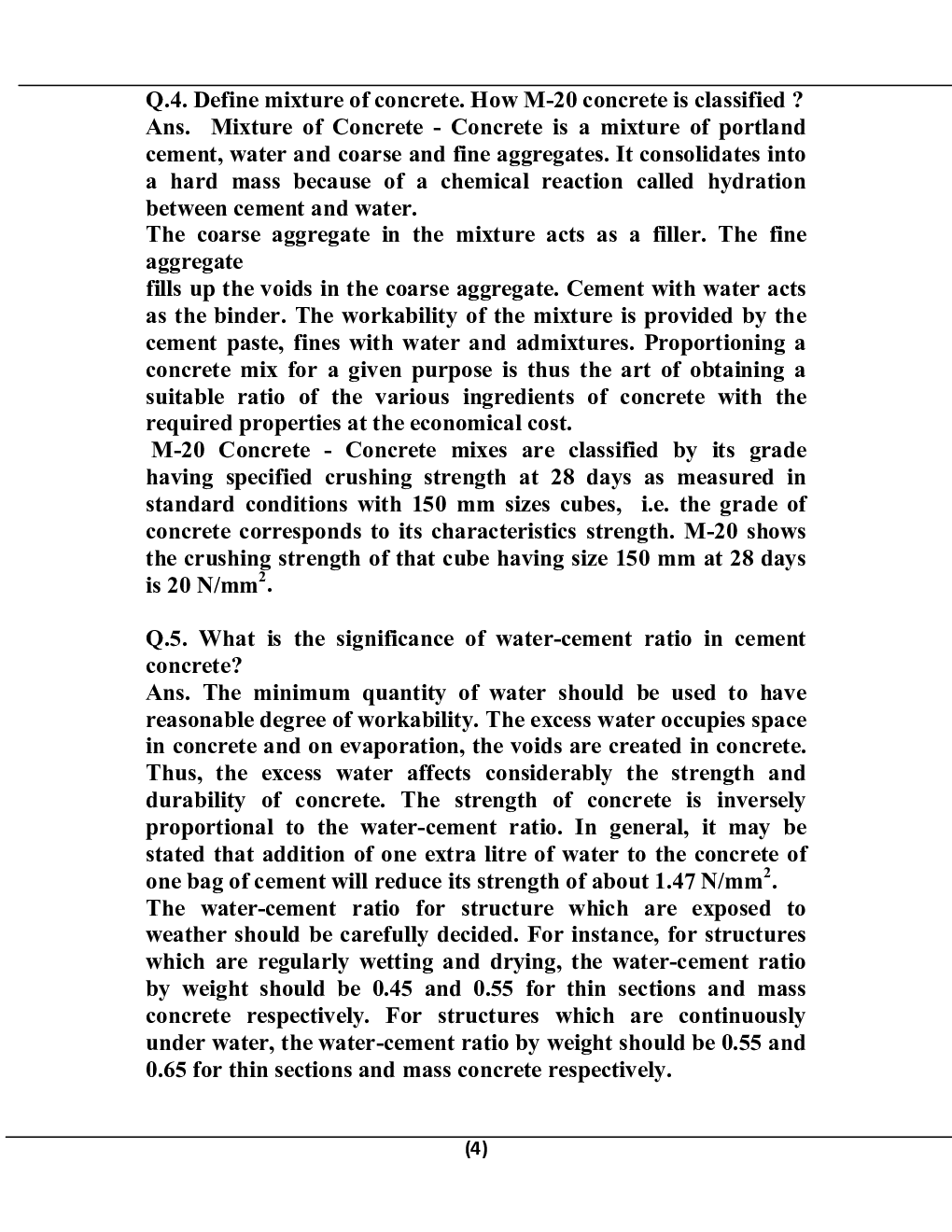 Concrete Technology B.Tech 4th Sem Civil Engineering For JECRC University - Page 4