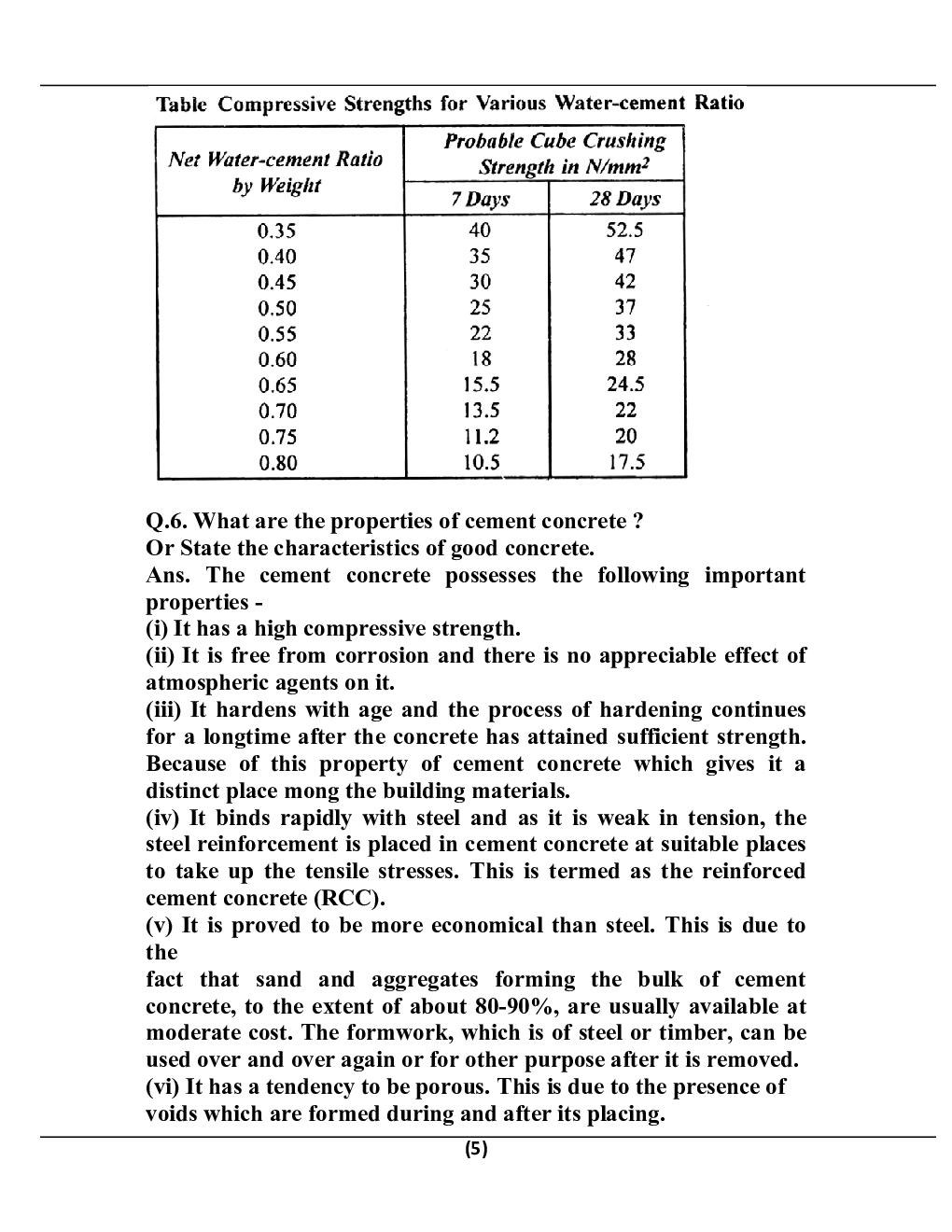 Concrete Technology B.Tech 4th Sem Civil Engineering For JECRC University - Page 5