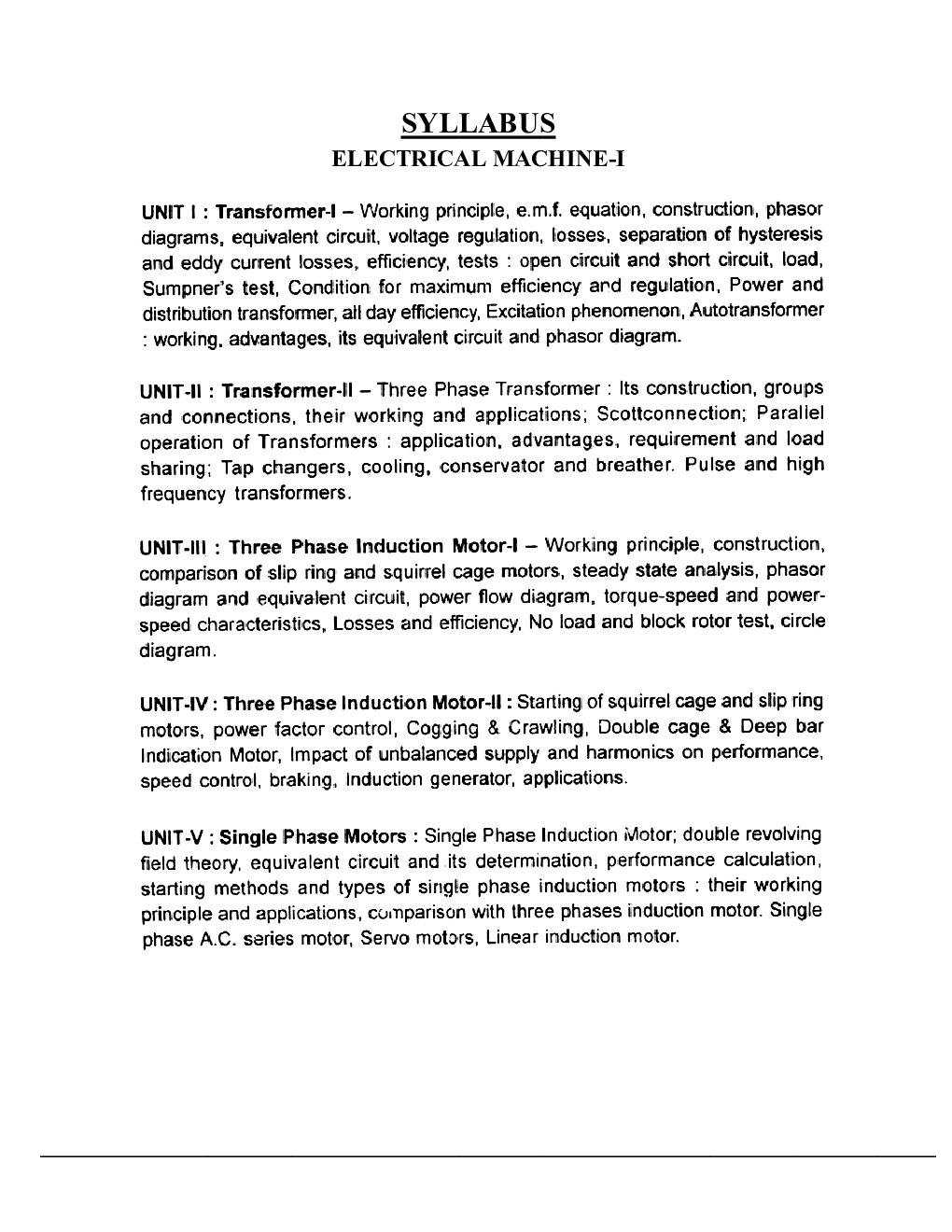 Electrical Machine-I B.Tech 4th Sem Electrical & Electronics Engineering For JECRC University - Page 2