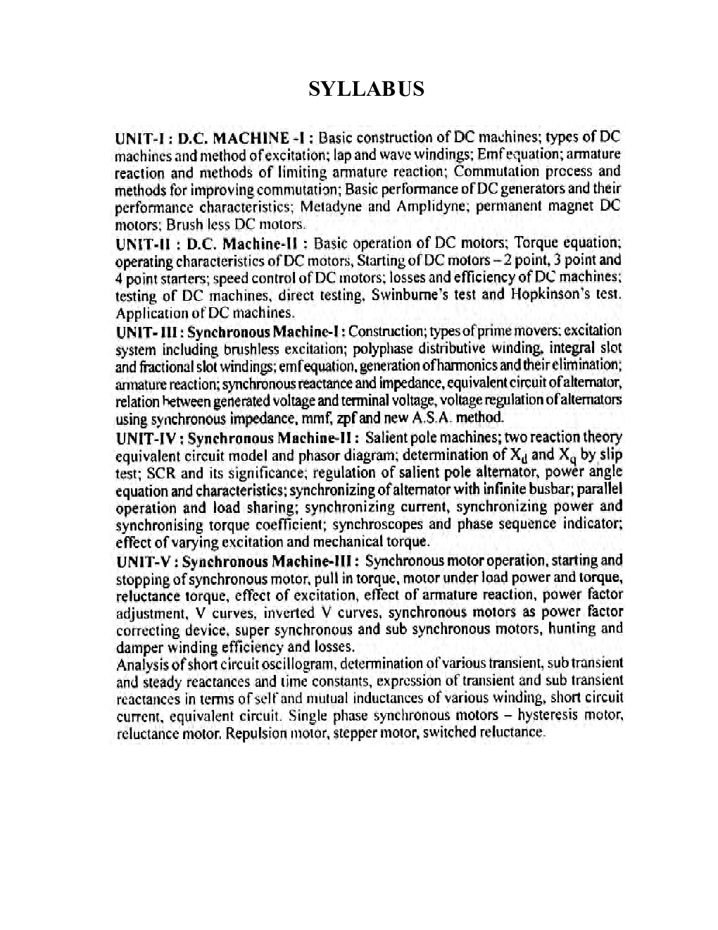 Electrical Machine-II B.Tech 5th Sem Electrical & Electronics Engineering For JECRC University - Page 2