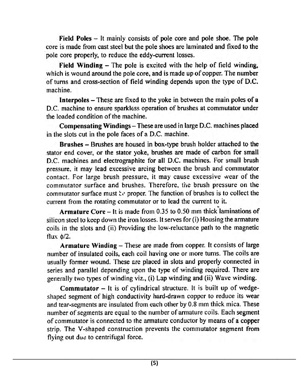Electrical Machine-II B.Tech 5th Sem Electrical & Electronics Engineering For JECRC University - Page 5