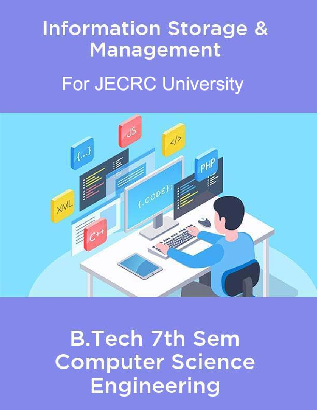Information Storage & Management B.Tech 7th Sem Computer Science Engineering For JECRC University - Page 1